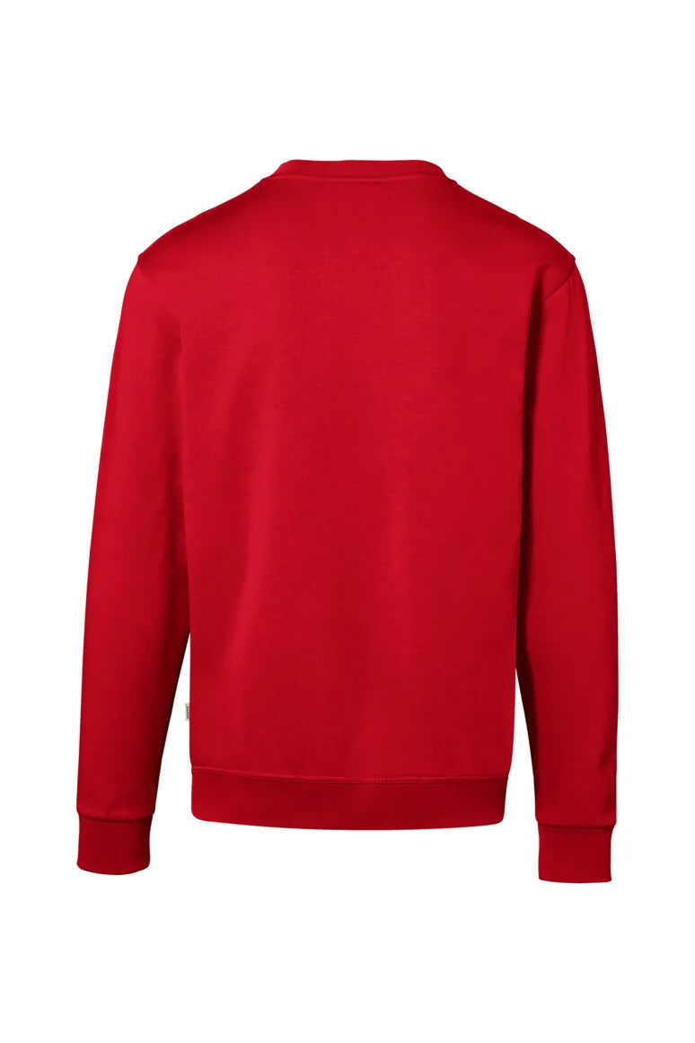 Hakro Sweatshirt Bio-Baumwolle Unisex rot Rücken