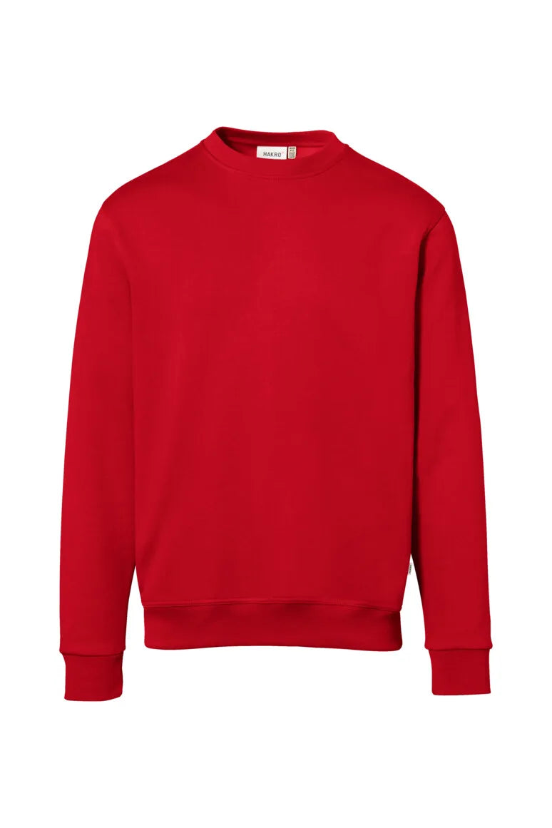 Hakro Sweatshirt Bio-Baumwolle Unisex rot Front