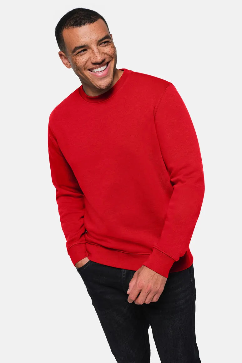 Hakro Sweatshirt Bio-Baumwolle Unisex rot Lifestyle