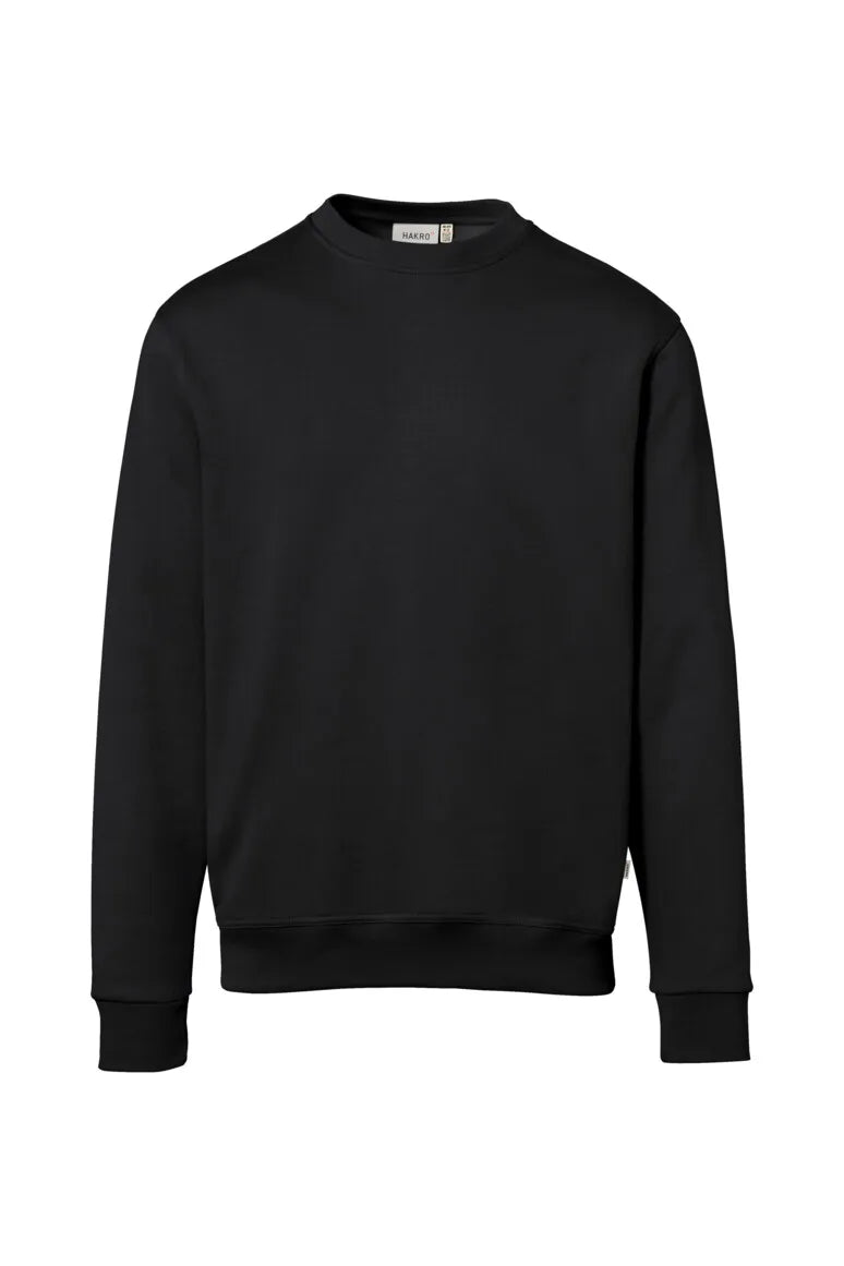 Hakro Sweatshirt Bio-Baumwolle Unisex schwarz Front