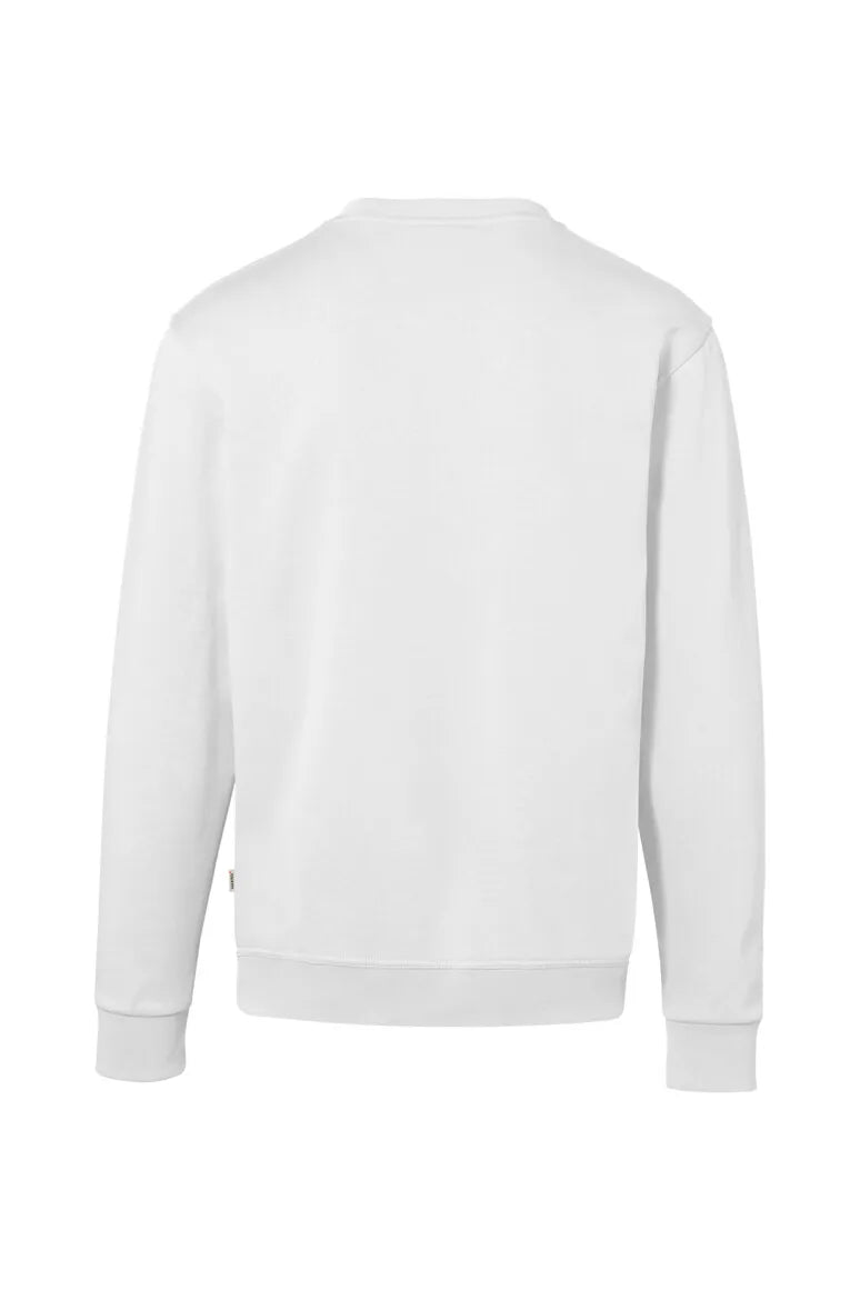 Hakro Sweatshirt Bio-Baumwolle Unisex weiß Rücken