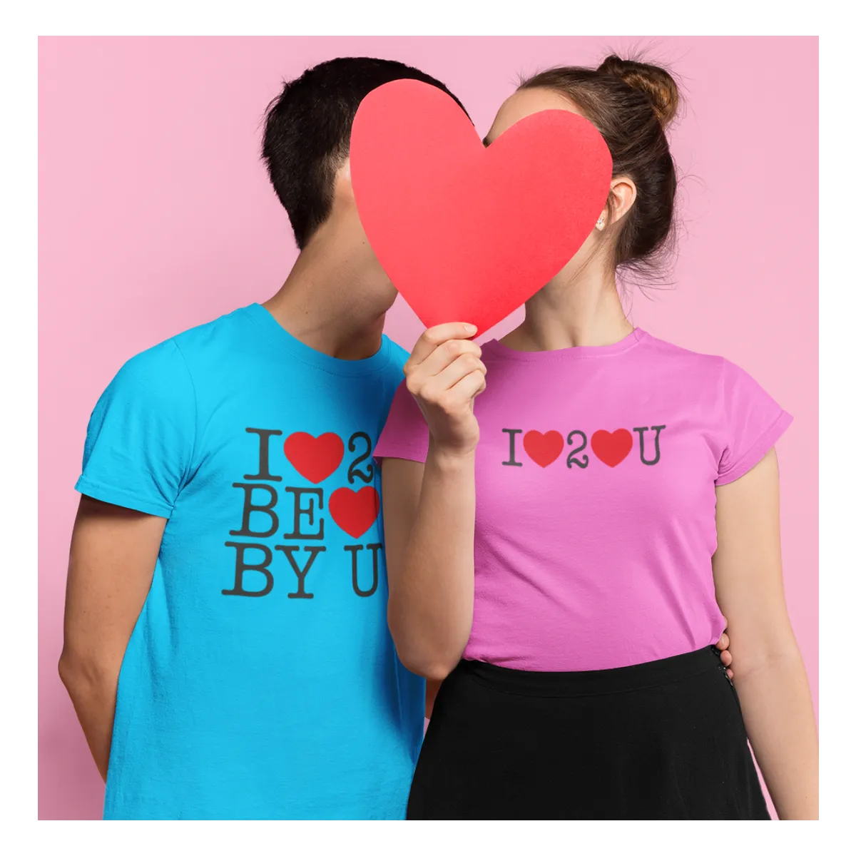 BIGTIME I Love I ♥ 2 ♥ U T-Shirt Unisex Front
