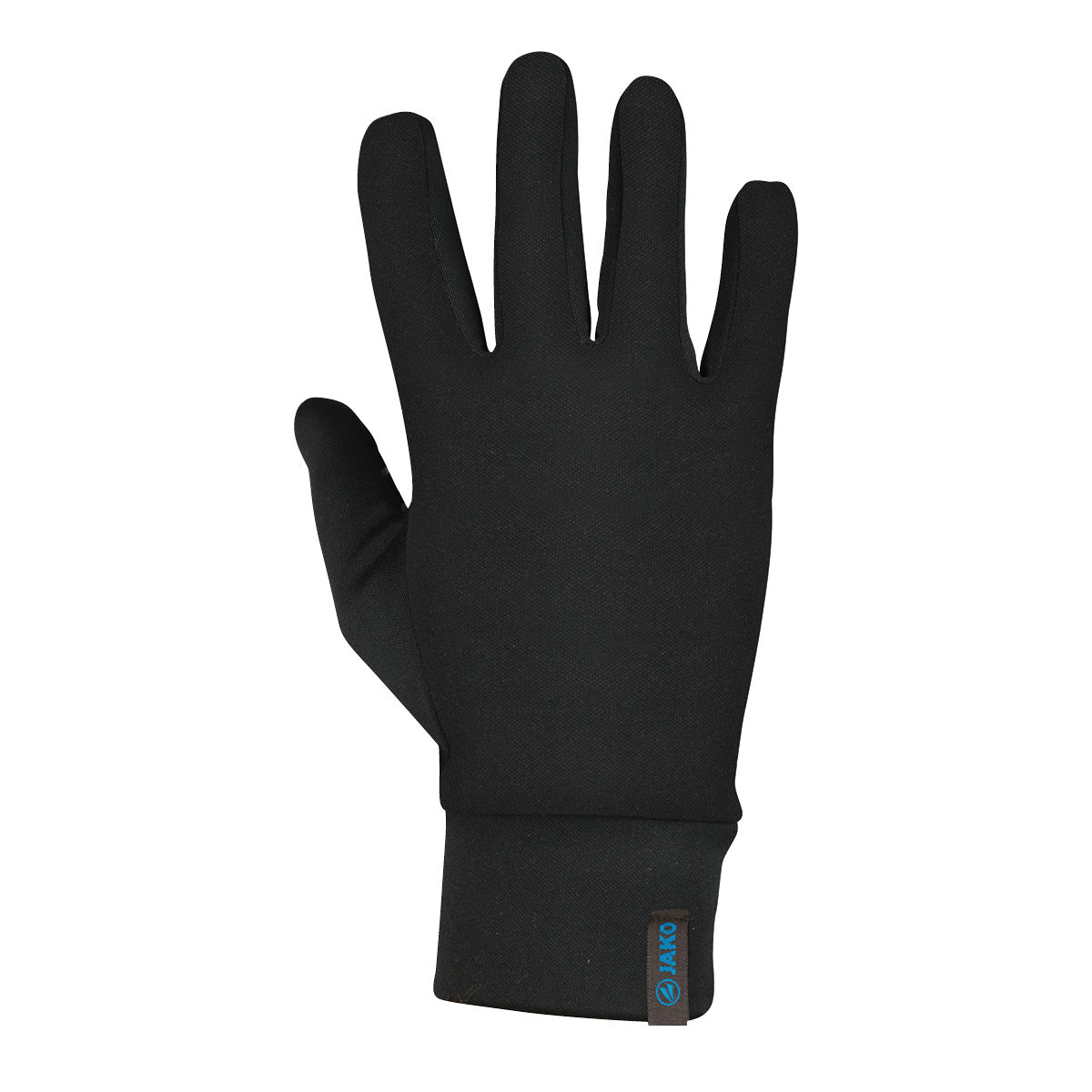 JAKO Feldspielerhandschuhe Funktion Warm schwarz Front #farbe_schwarz