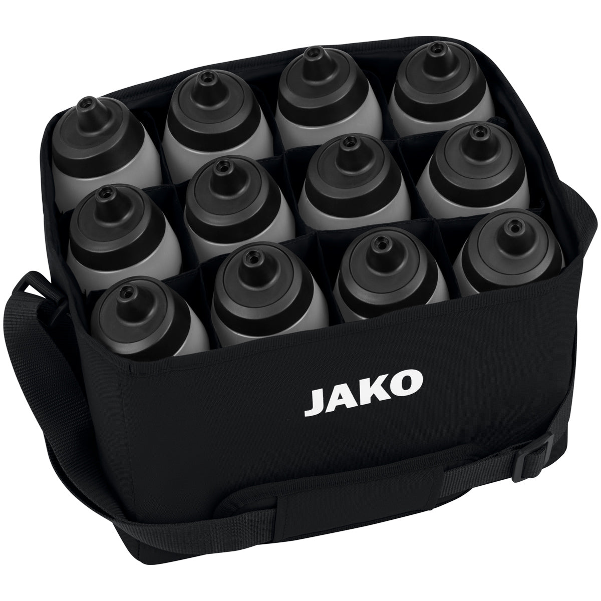JAKO Flaschenträger One Unisex Schwarz Frontansicht