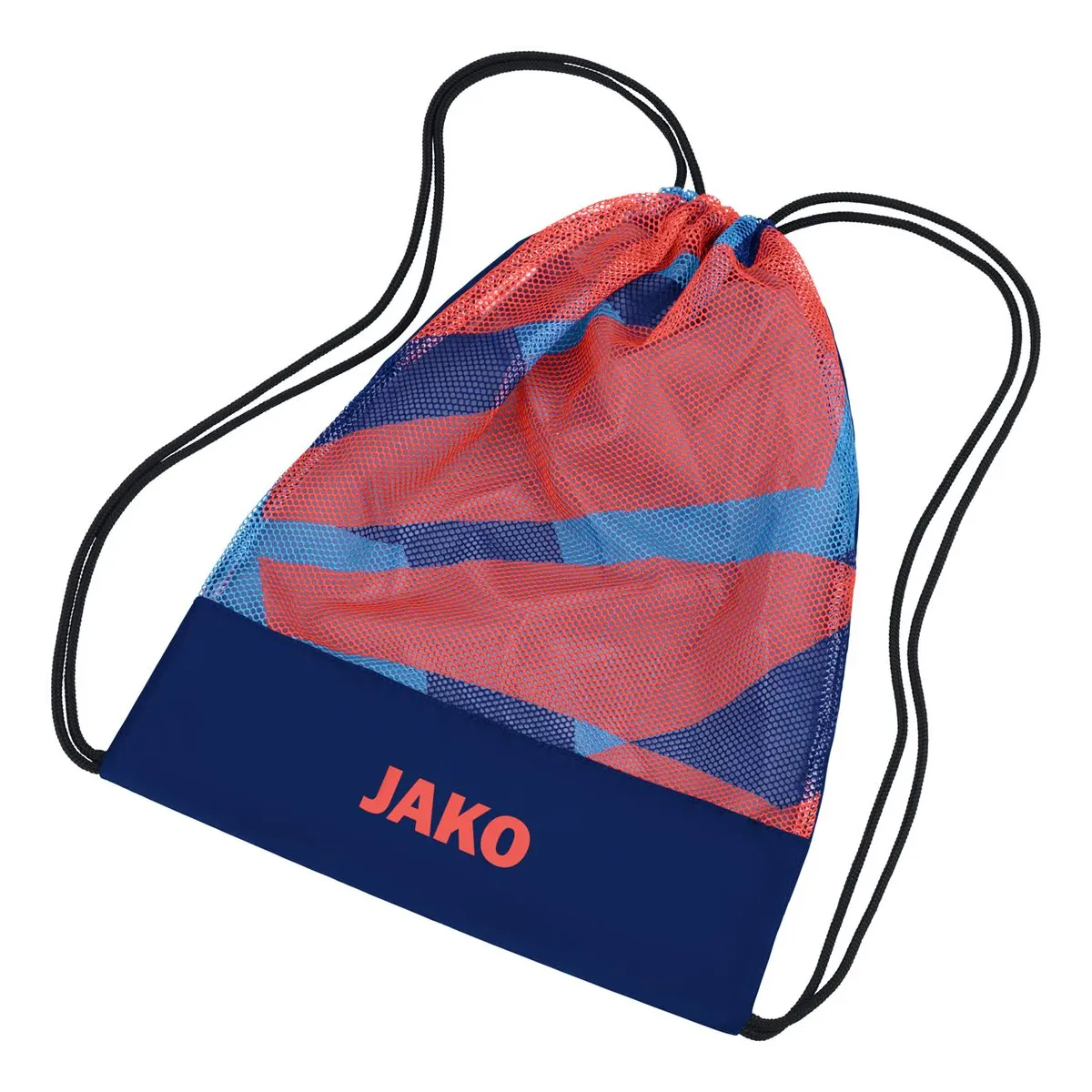 JAKO Gymsack Team 2.0 Unisex skyblue-navy-coral Front