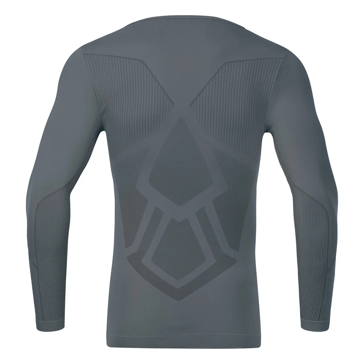 JAKO Longsleeve Comfort 2.0 Kinder steingrau Rücken