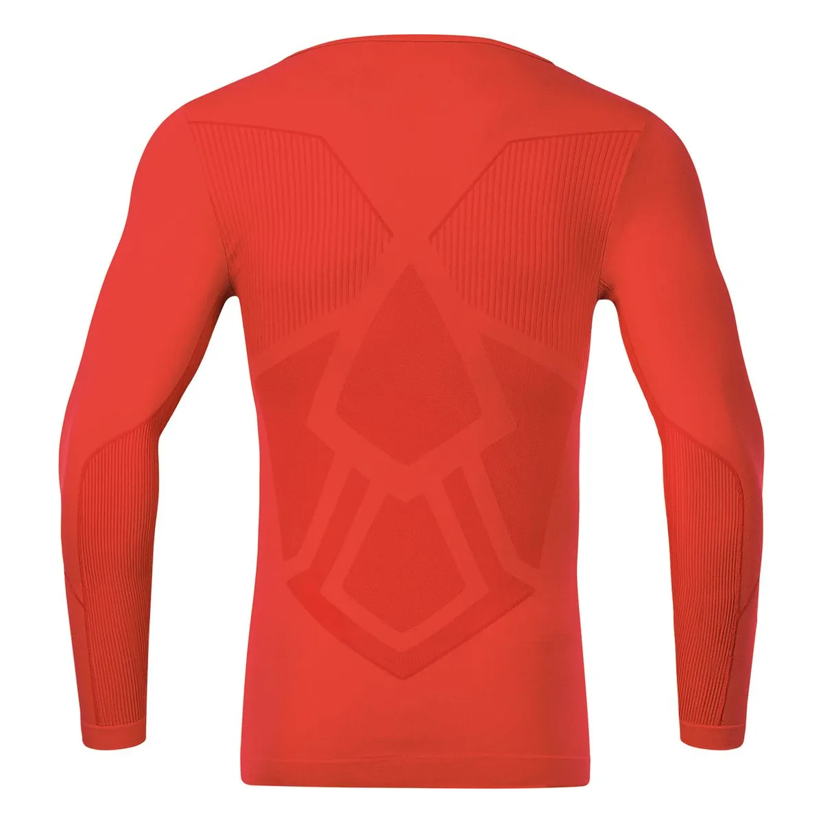 JAKO Longsleeve Comfort 2.0 Unisex flame Rücken
