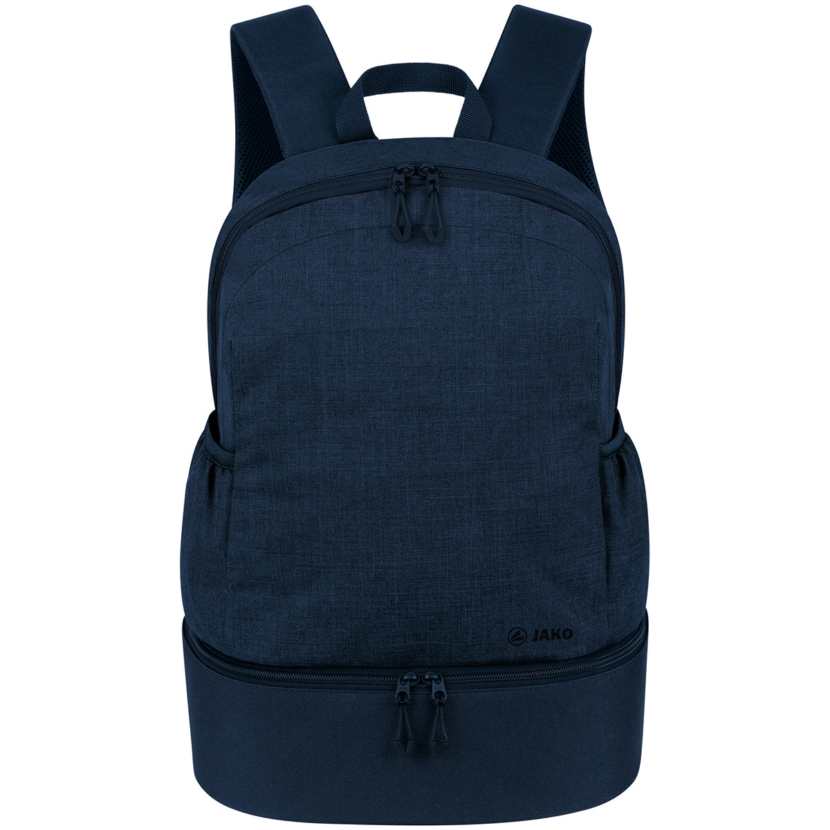 JAKO Rucksack Challenge Unisex marine-meliert Front
