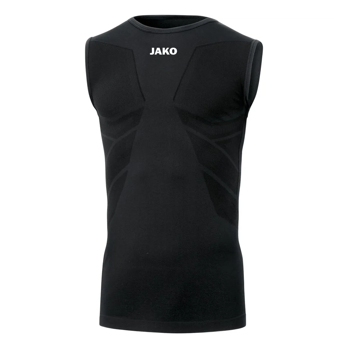 JAKO Tanktop Comfort 2.0 Unisex schwarz Front #farbe_schwarz
