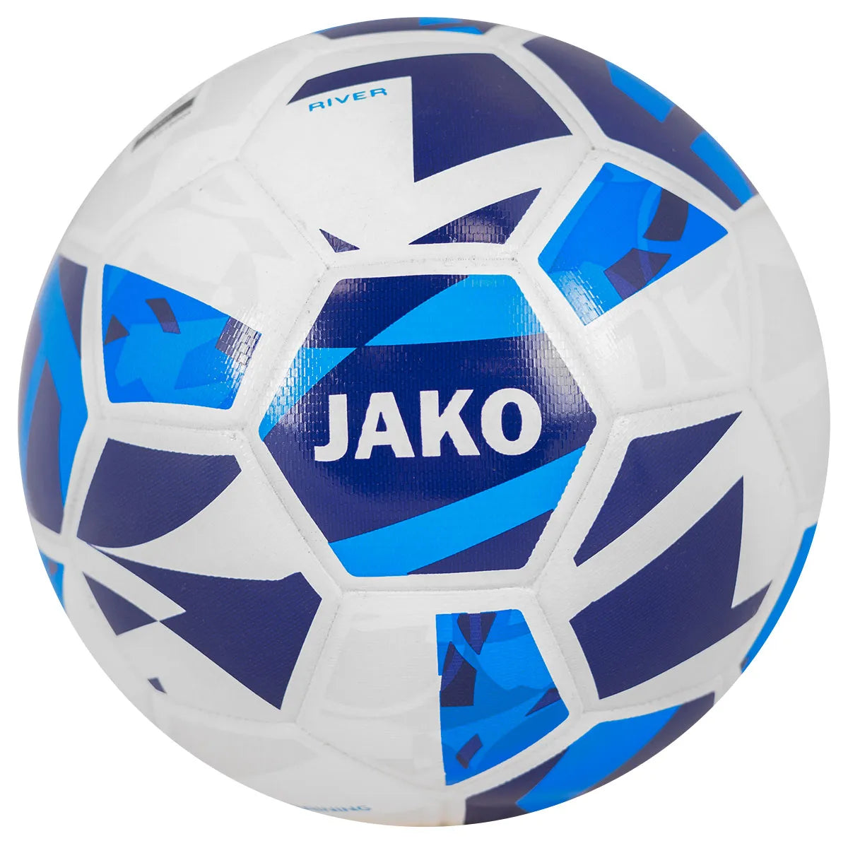 JAKO Fußball River weiß/navy