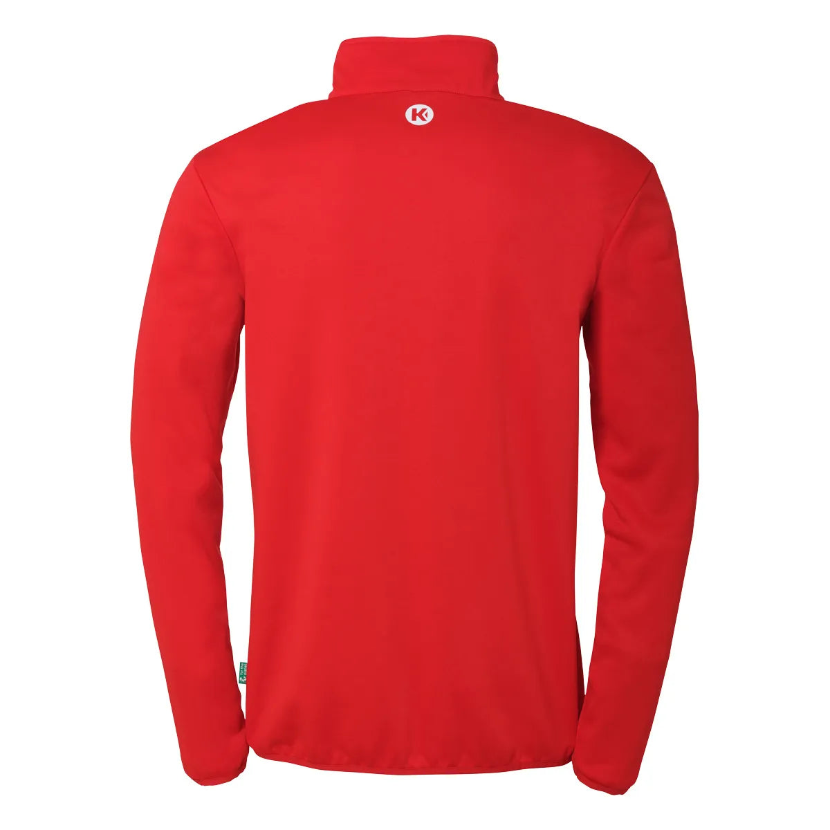 Kempa Aufwärmshirt 1/4-Zip Top Kinder rot Rücken