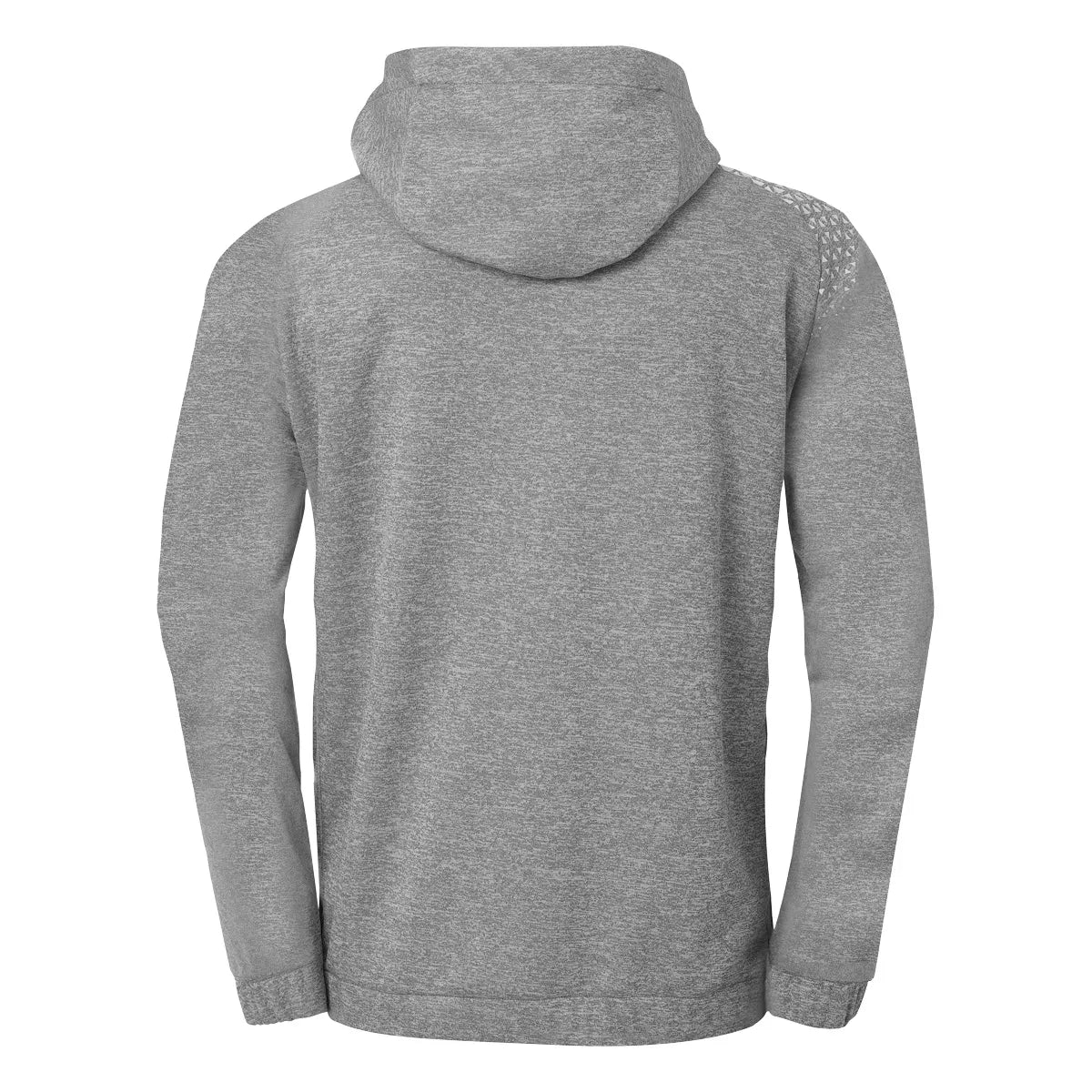 Kempa Kapuzenjacke Ambition 28 Unisex dark-grau-melange-weiss Rücken