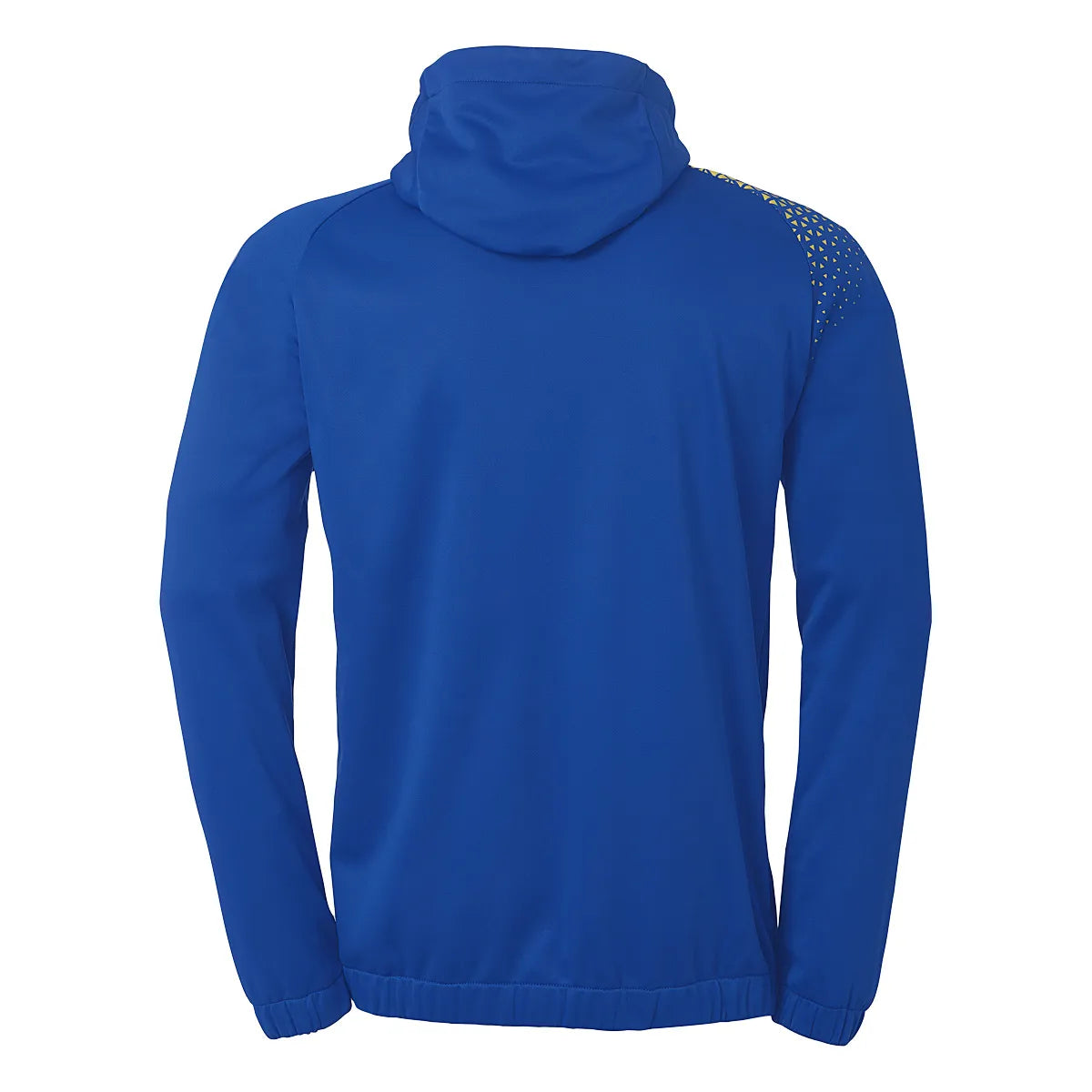 Kempa Kapuzenjacke Ambition 28 Unisex royal-limonengelb Rücken