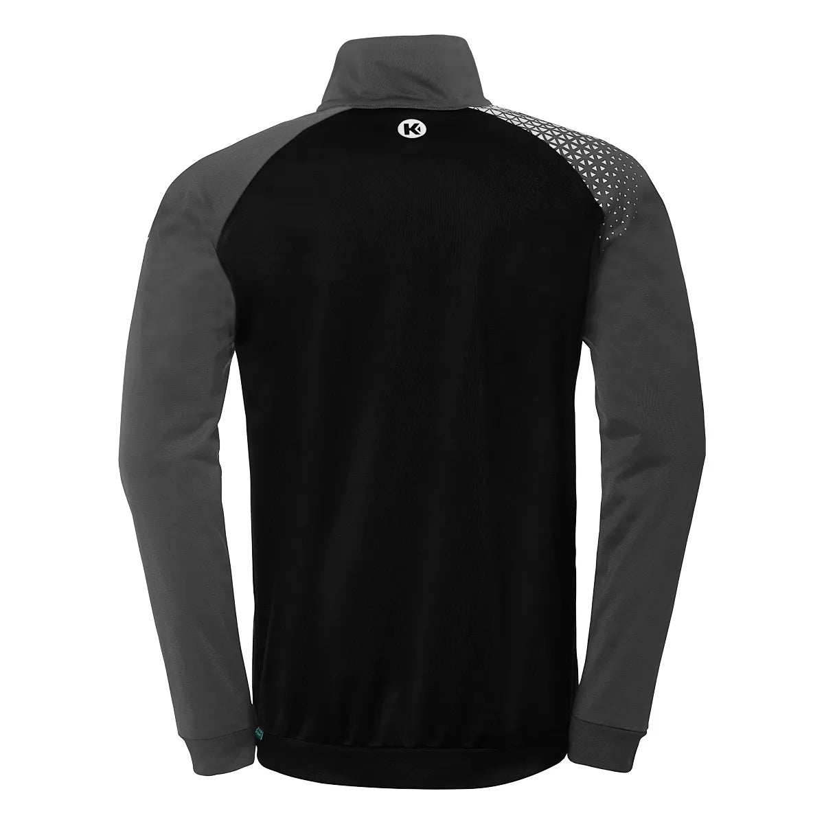 Kempa Trainingsjacke Ambition 28 Poly Unisex schwarz-anthra Rücken #farbe_schwarz-anthra