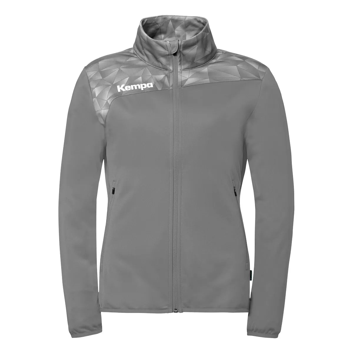 Kempa Trainingsjacke Athletics 29 Poly Damen steingrau Front