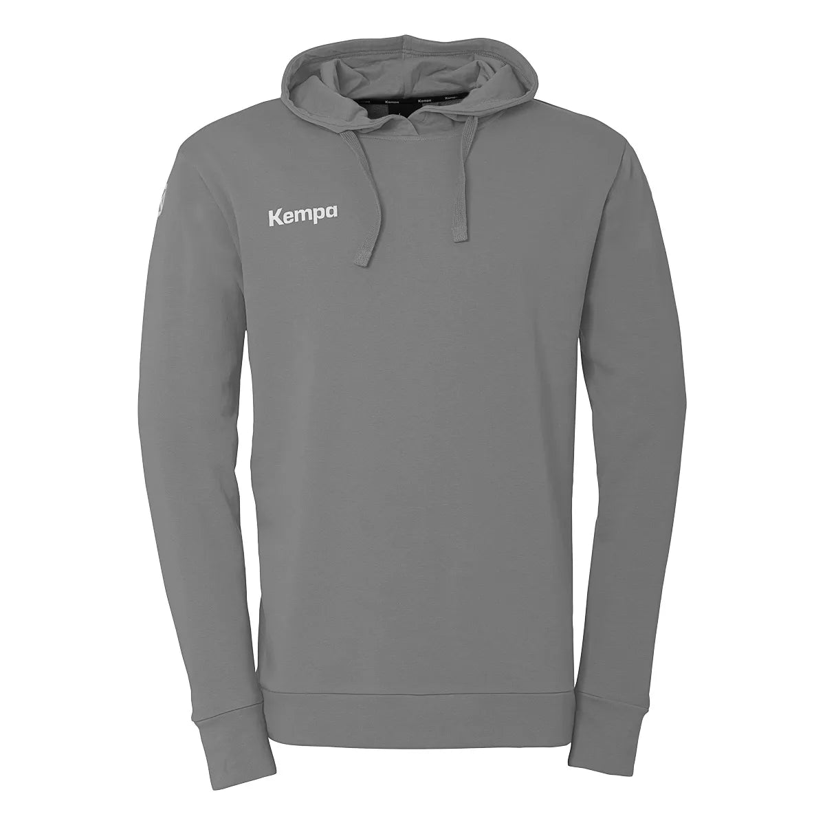 Kempa Kapuzenpullover Kinder steingrau Front #farbe_steingrau