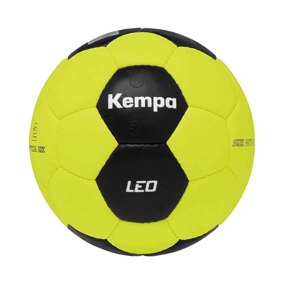 Kempa Handball Leo Unisex fluo-gelb-schwarz Front #farbe_fluo-gelb-schwarz