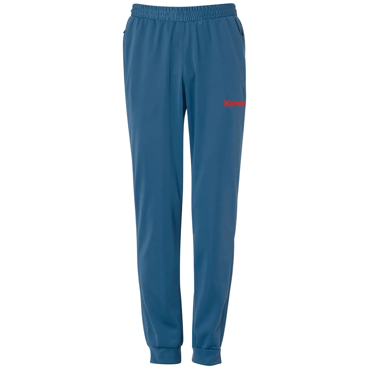 Kempa Trainingshose Lite Unisex ice-grau-fluo-rot Front