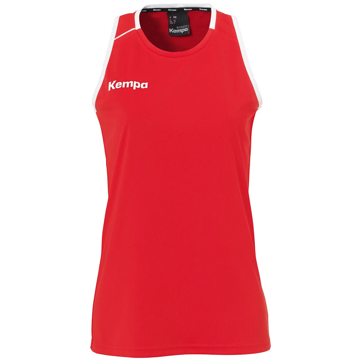 Kempa Tanktop Player Damen rot-weiss Front