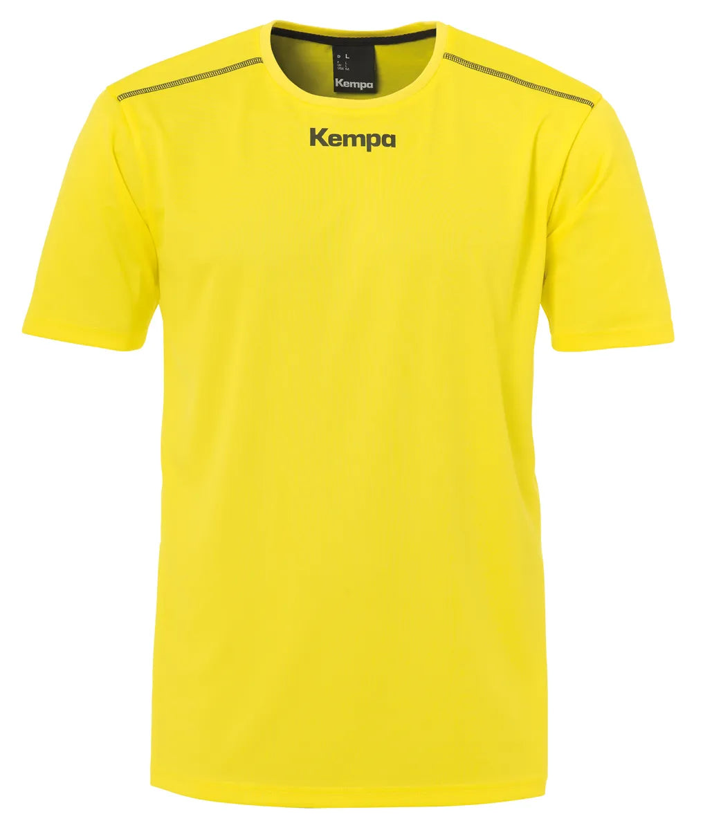 Kempa Poloshirt Poly Unisex limonengelb Front