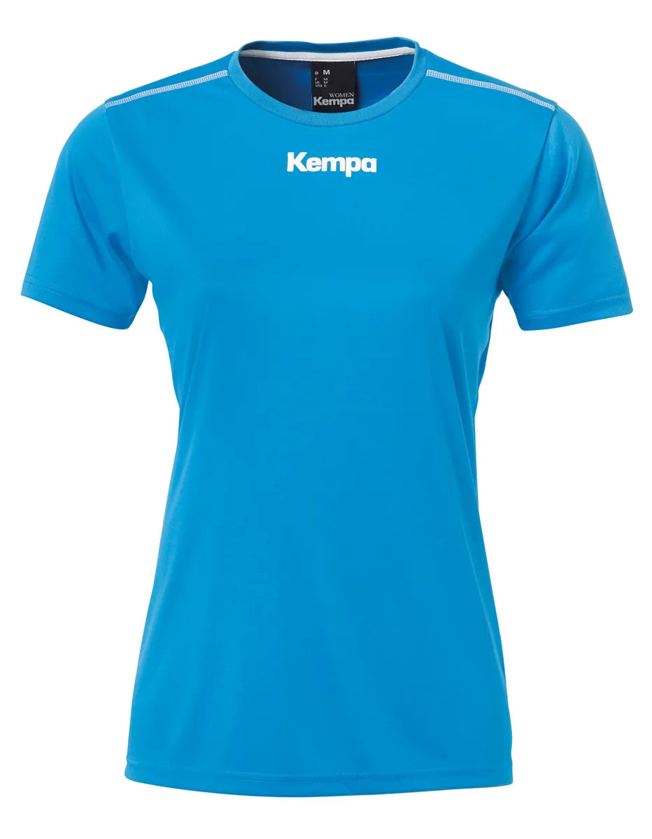 Kempa Poloshirt Poly Damen kempablau Front