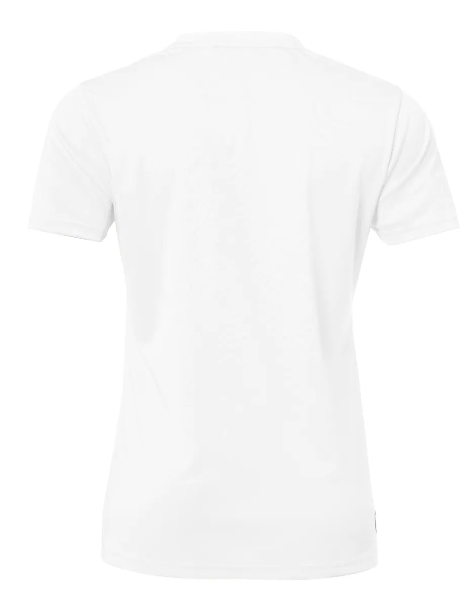 Kempa Poloshirt Poly Damen weiss Rücken