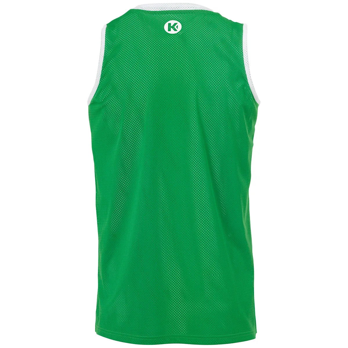 Kempa Tanktop Reversible Unisex gruen-weiss Rücken