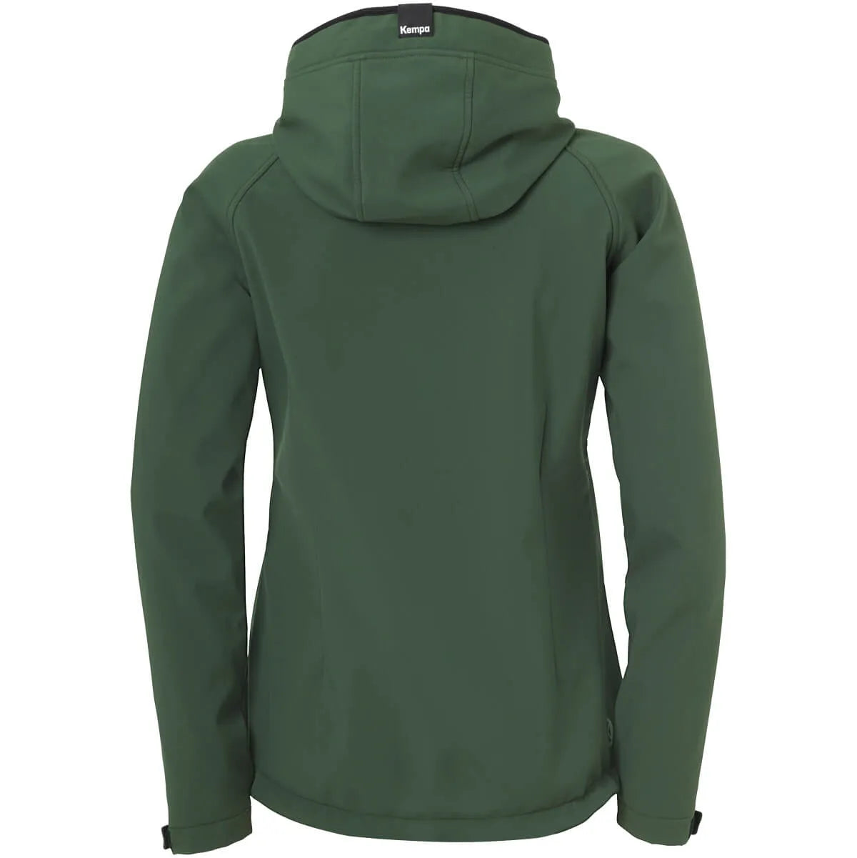Kempa Jacke Softshell Damen dark-olive Rücken #farbe_dark-olive
