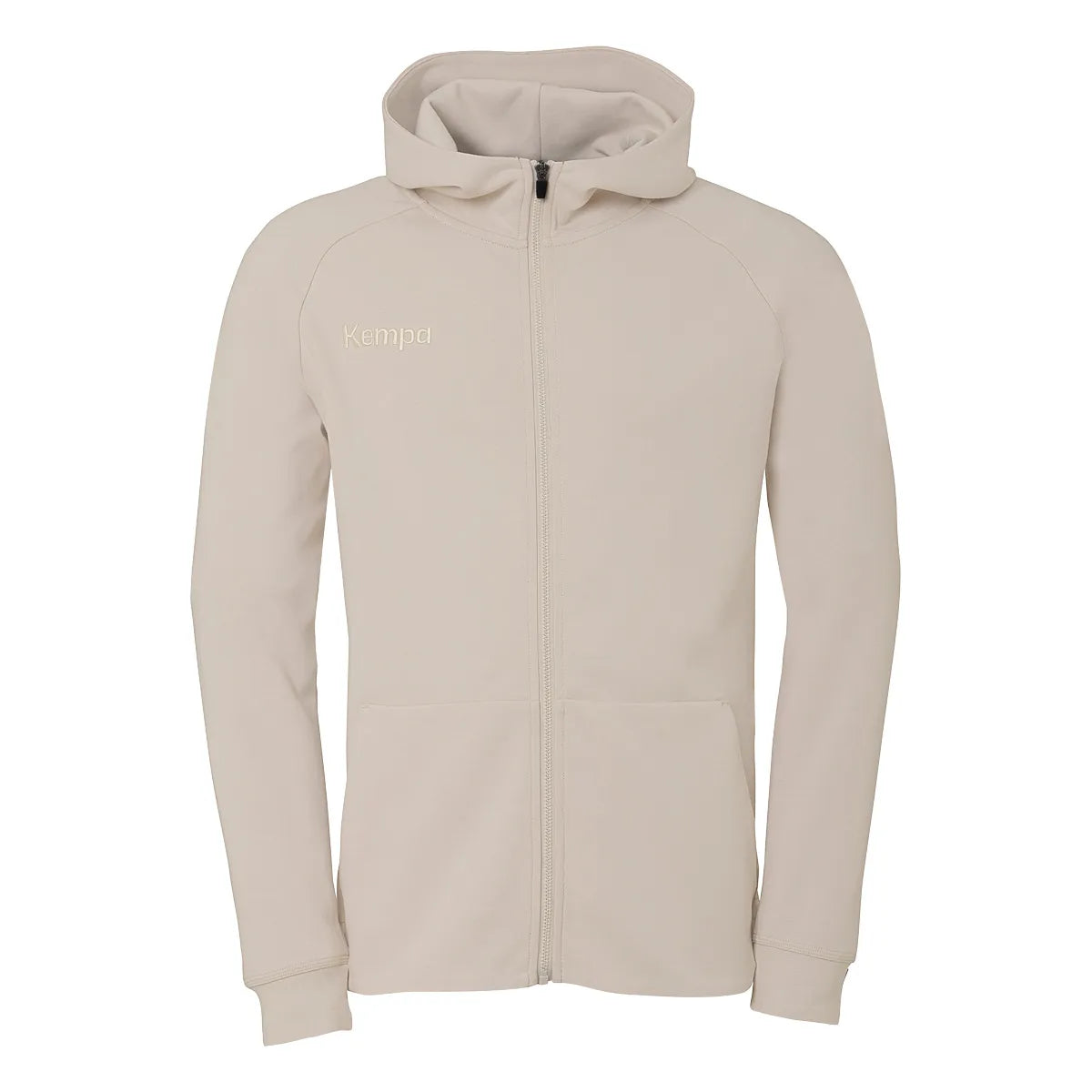 Kempa Kapuzenjacke STMNT Kinder beige Front #farbe_beige