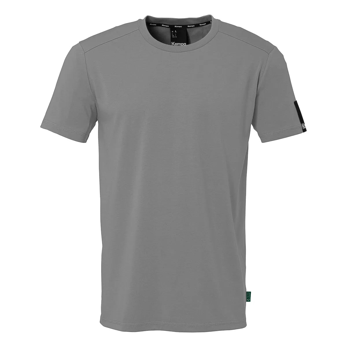 Kempa T-Shirt STMNT Cotton Kurzarm Kinder steingrau Front #farbe_steingrau