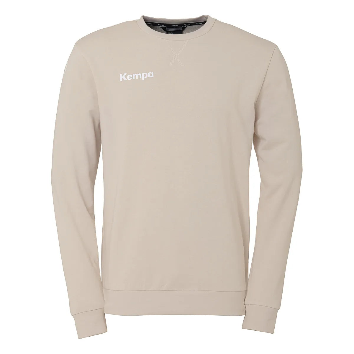 Kempa Aufwärmshirt Training Top Unisex beige Front #farbe_beige