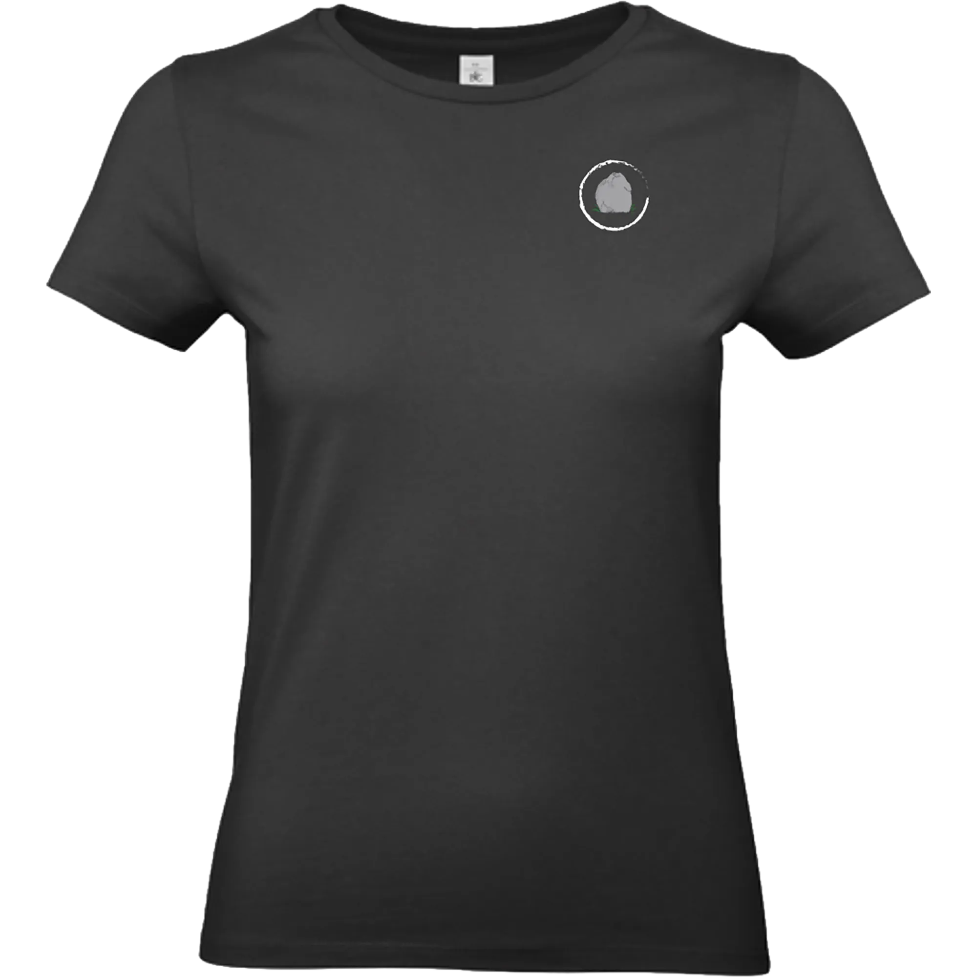 BIGTIME Koppel Steen | T-Shirt Damen schwarz Front