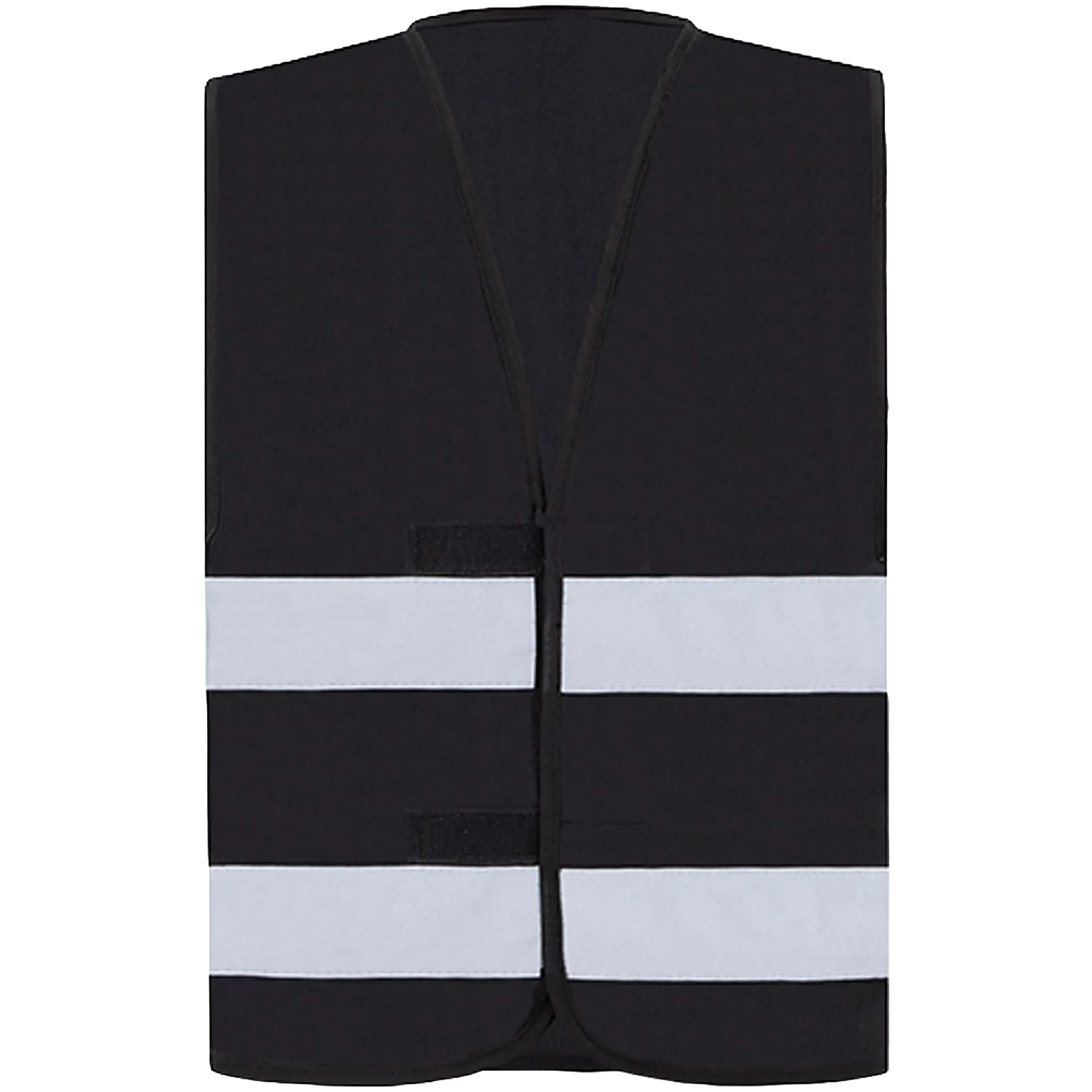 Korntex Warnweste Hi-Vis Functional Dortmund Black Front #farbe_black