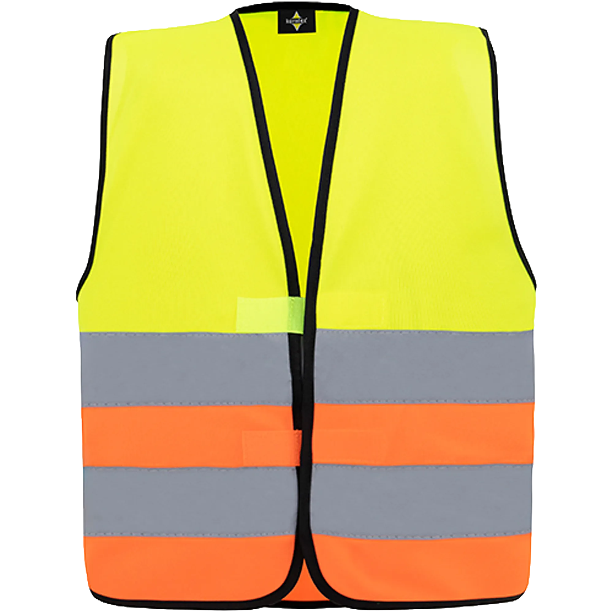 Korntex Warnweste Hi-Vis Functional Aarhus Kinder Yellow / Orange Front