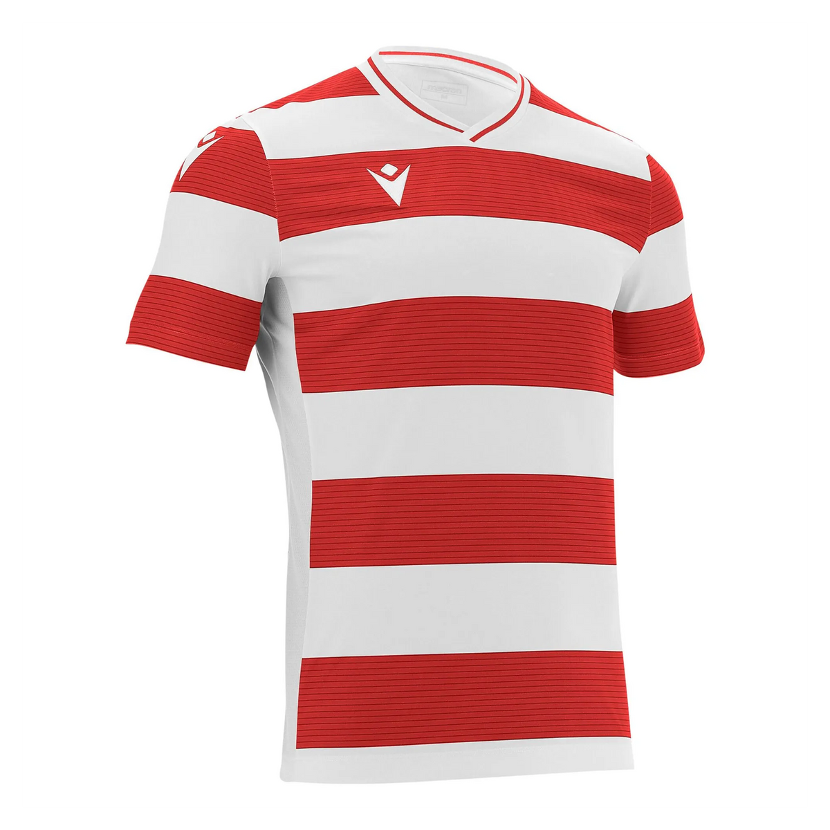 Macron Trikot Alcyon Eco Unisex White-Red Front
