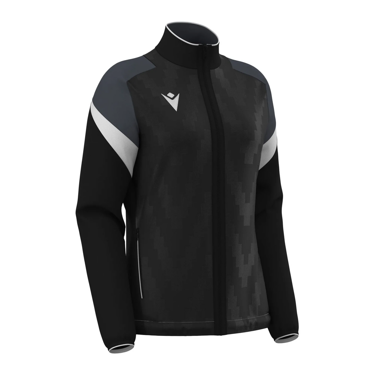 Macron Aufwärmshirt Athena Damen black Front