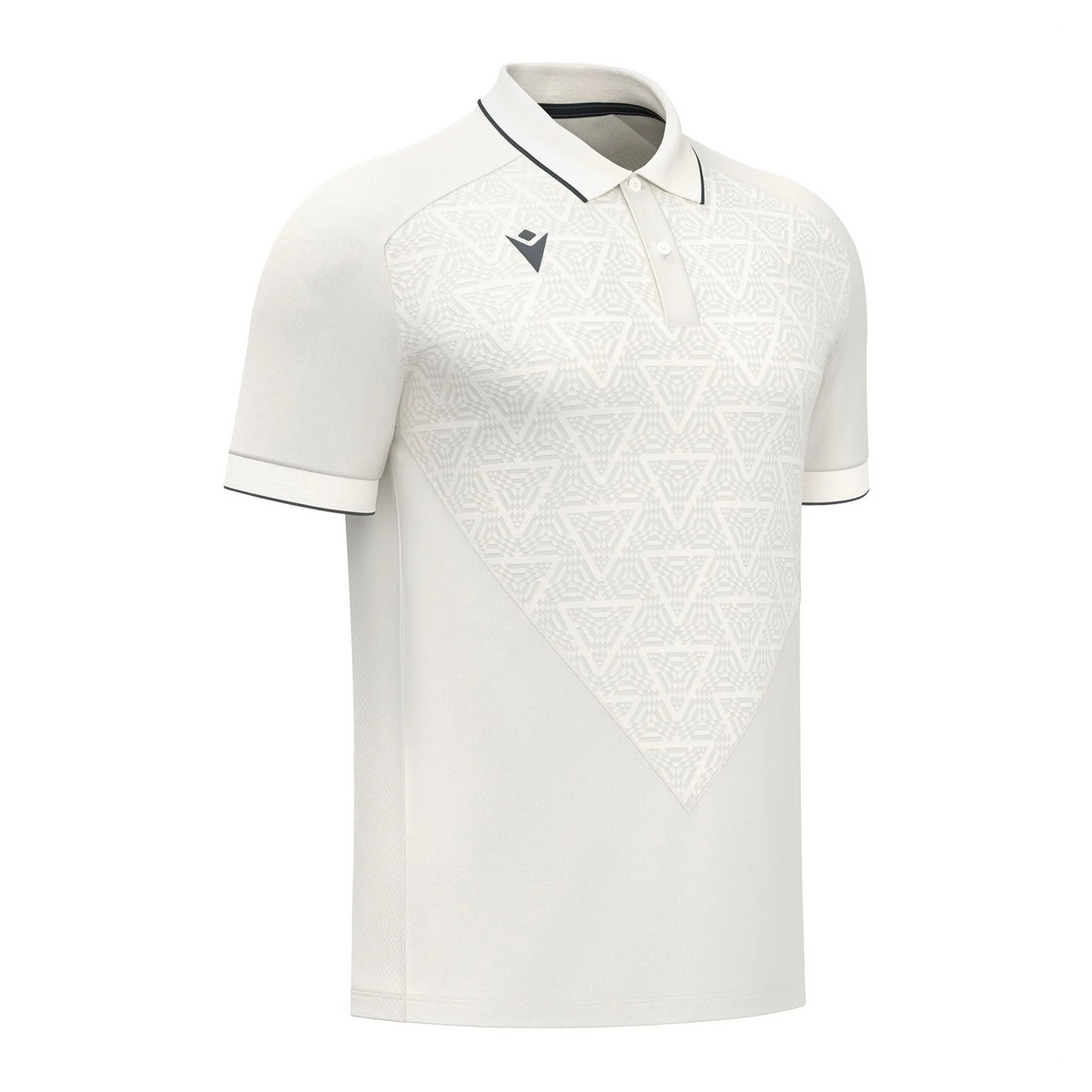 Macron Poloshirt Baldwin Unisex off-white Front