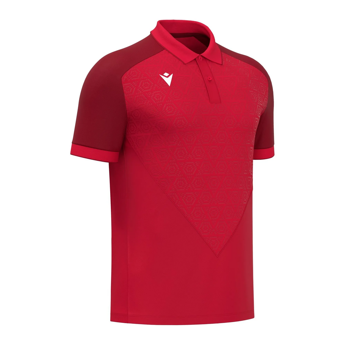 Macron Poloshirt Baldwin Unisex red Front