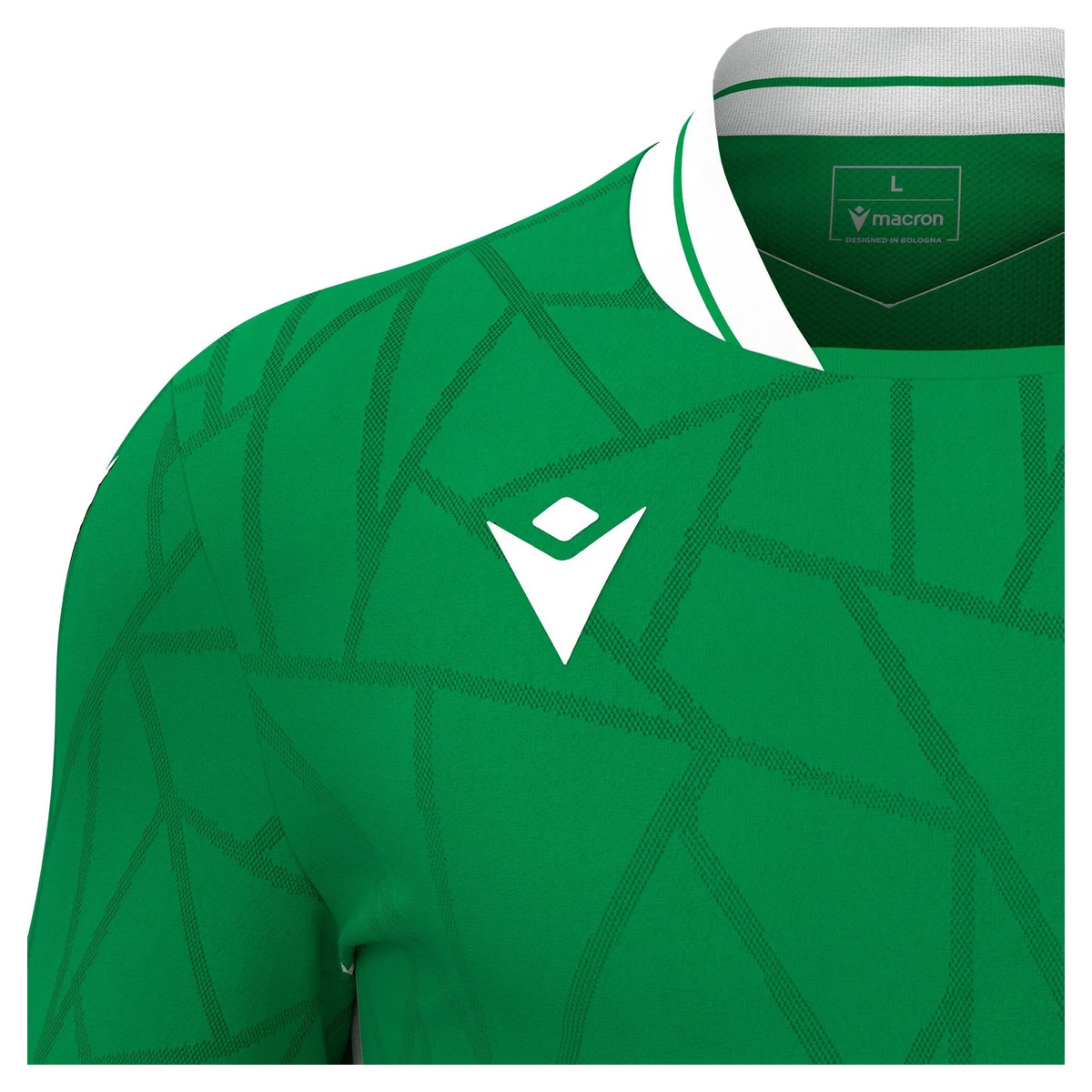 Macron Trikot CERBERUS Unisex Green-White Detail