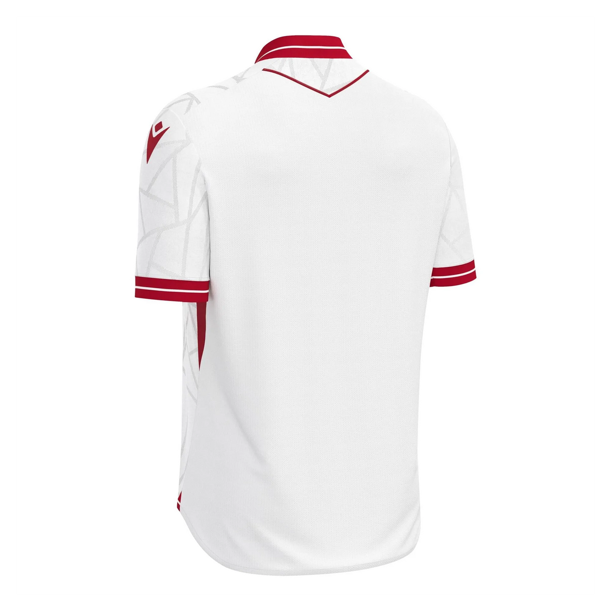 Macron Trikot CERBERUS Unisex White-Red Seite