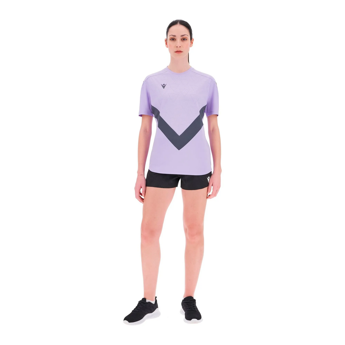 Macron Trikot DRYAD Damen Lillac-Anthracite Detail