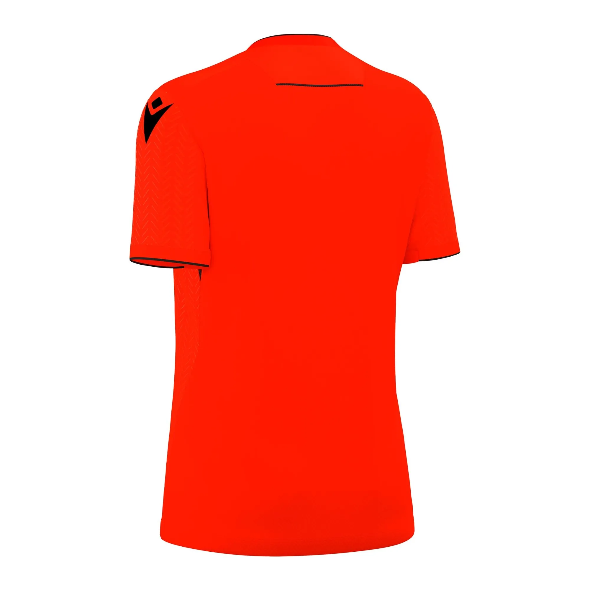 Macron Schiedsrichter Trikot Kateryn Eco Kurzarm Damen Neon Red Rücken