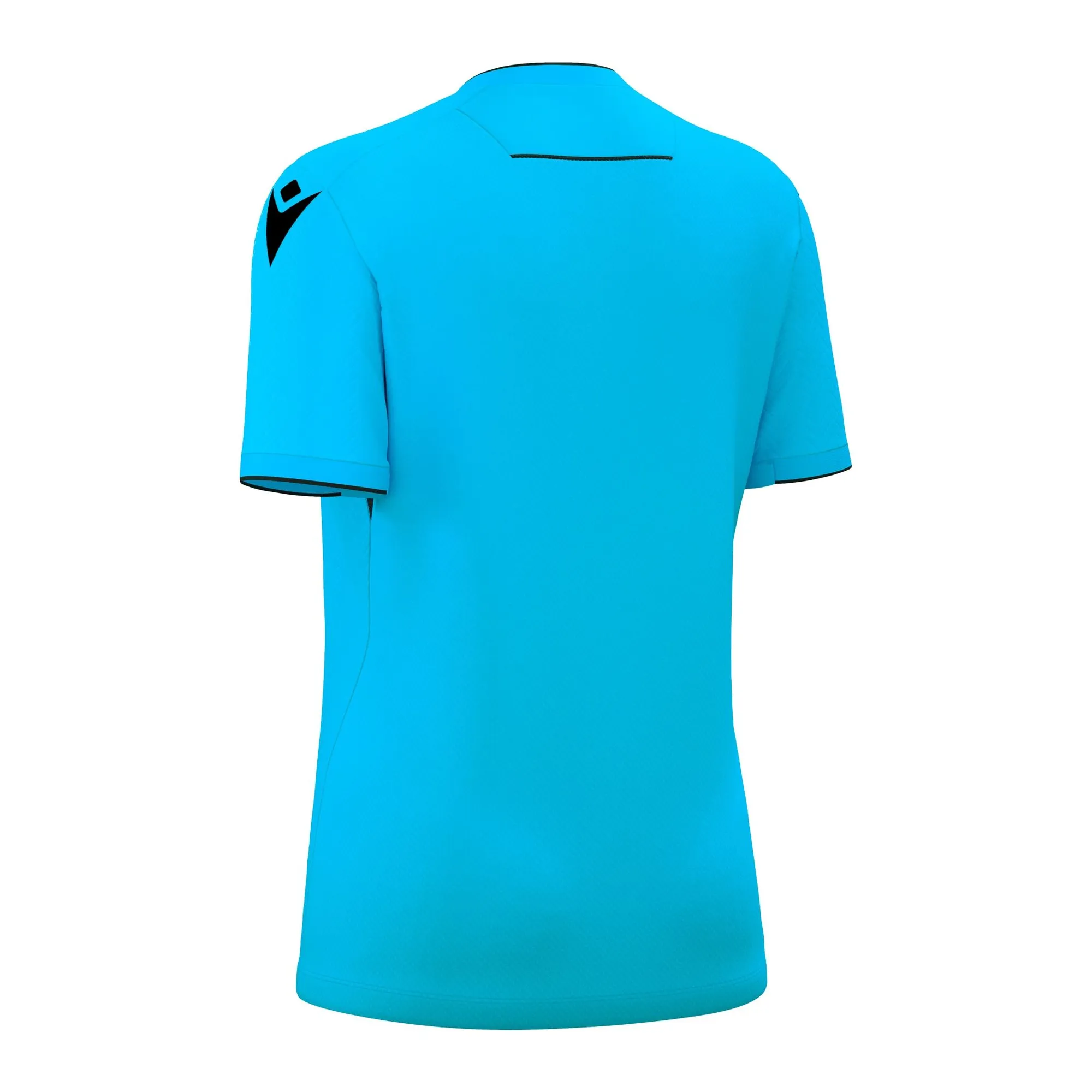 Macron Schiedsrichter Trikot Kateryn Eco Kurzarm Damen Neon Sky Rücken