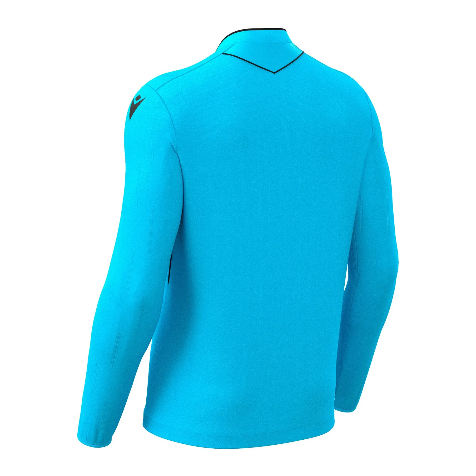 Macron Schiedsrichter Trikot Mendez Eco Langarm Unisex Neon Sky Rücken