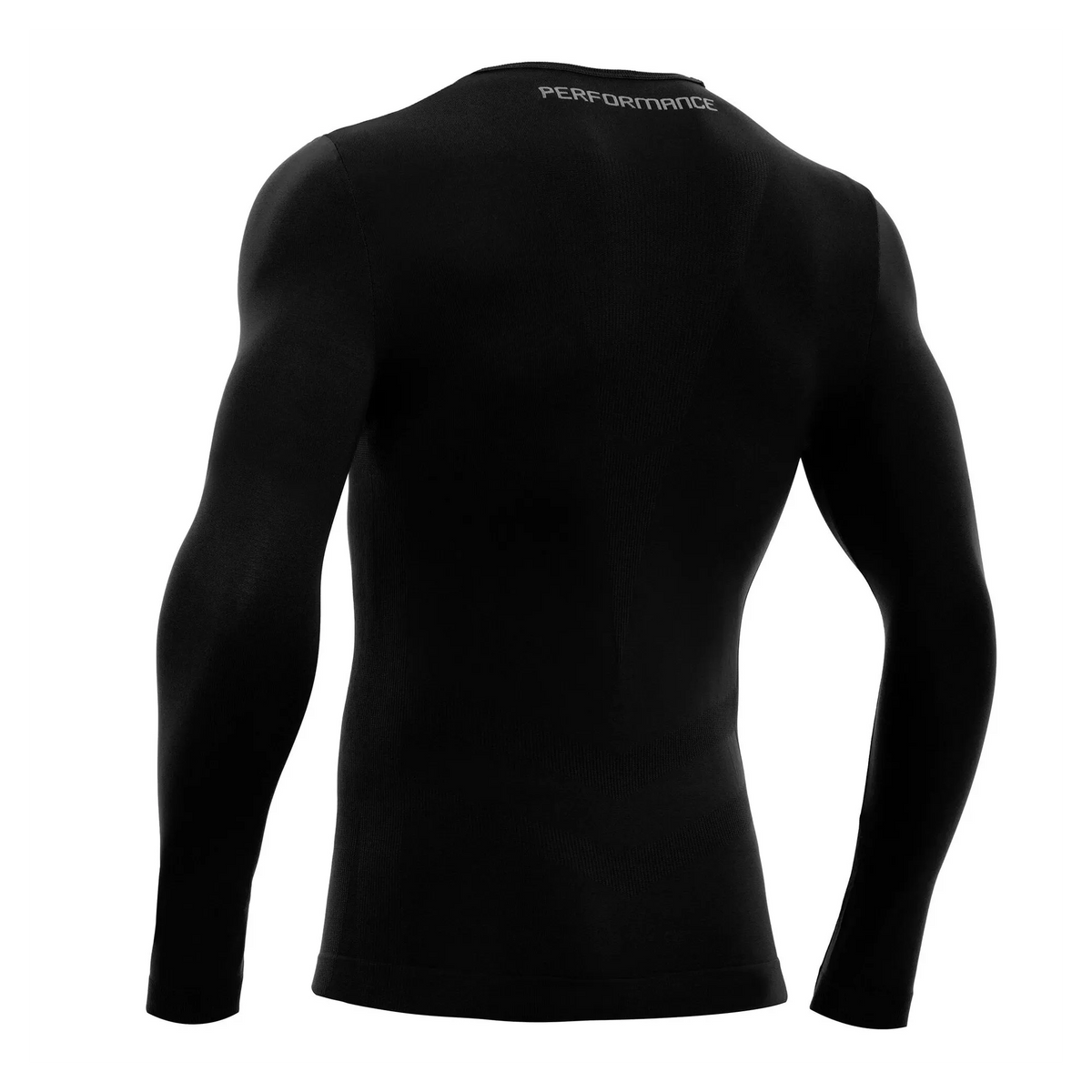 Macron Longsleeve Performance LS Unisex black Rücken