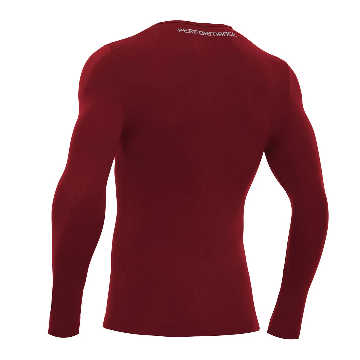 Macron Longsleeve Performance LS Unisex cardinal Rücken