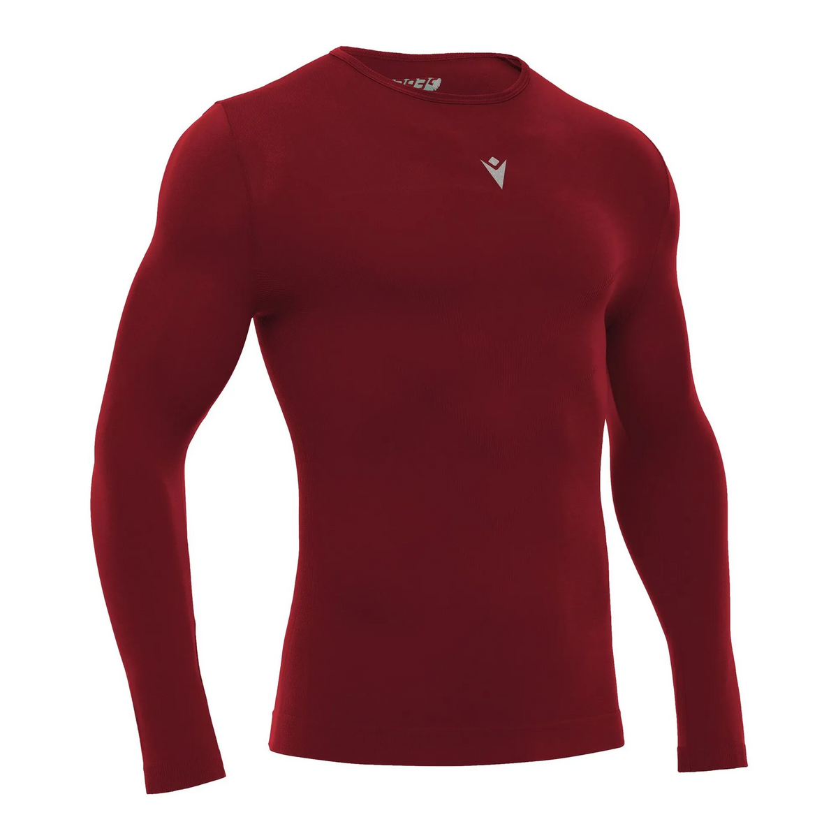 Macron Longsleeve Performance LS Unisex cardinal Front