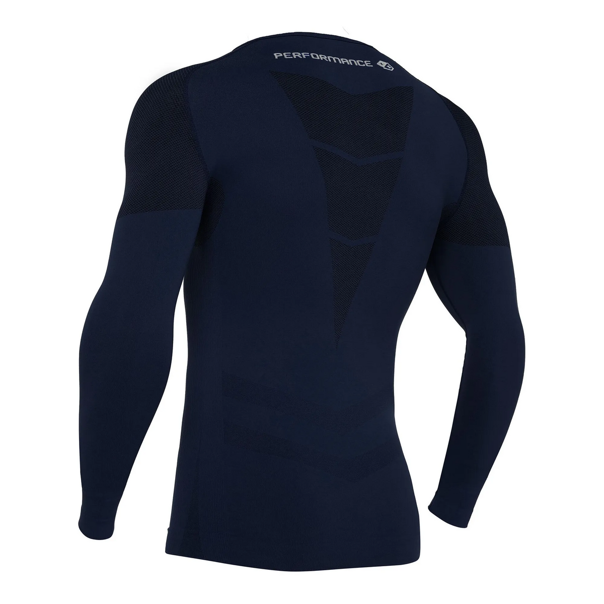 Macron Longsleeve Performance ++ LS Unisex navy Rücken