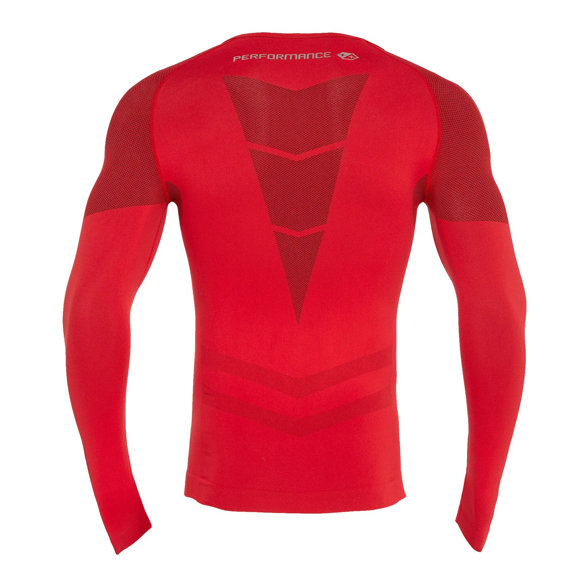 Macron Longsleeve Performance ++ LS Unisex red Seite