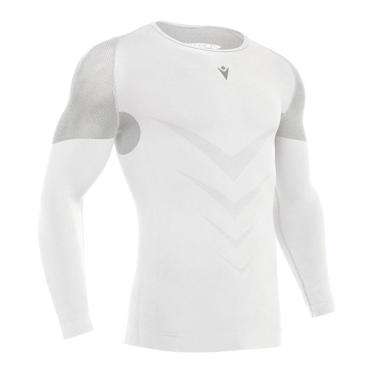 Macron Longsleeve Performance ++ LS Unisex white Front